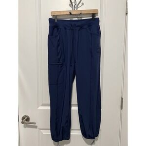 Cherokee Workwear Revolution Women's Jogger Scrub Pants Navy Size Medium Petite